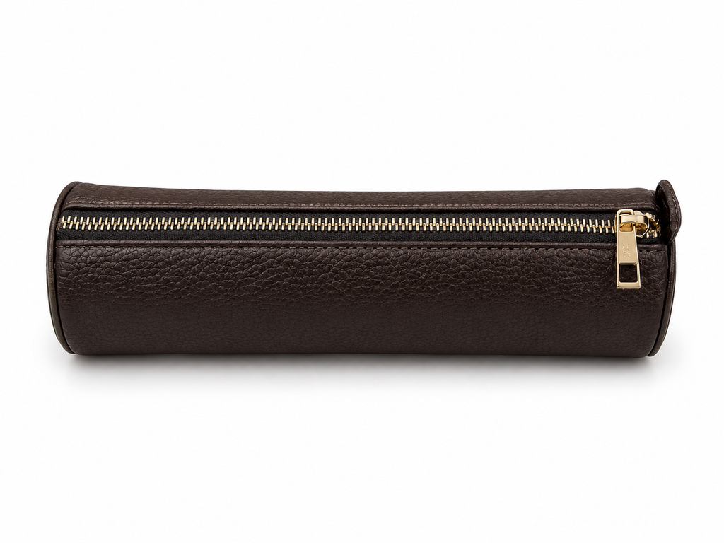 Brown Geometry Pouch
