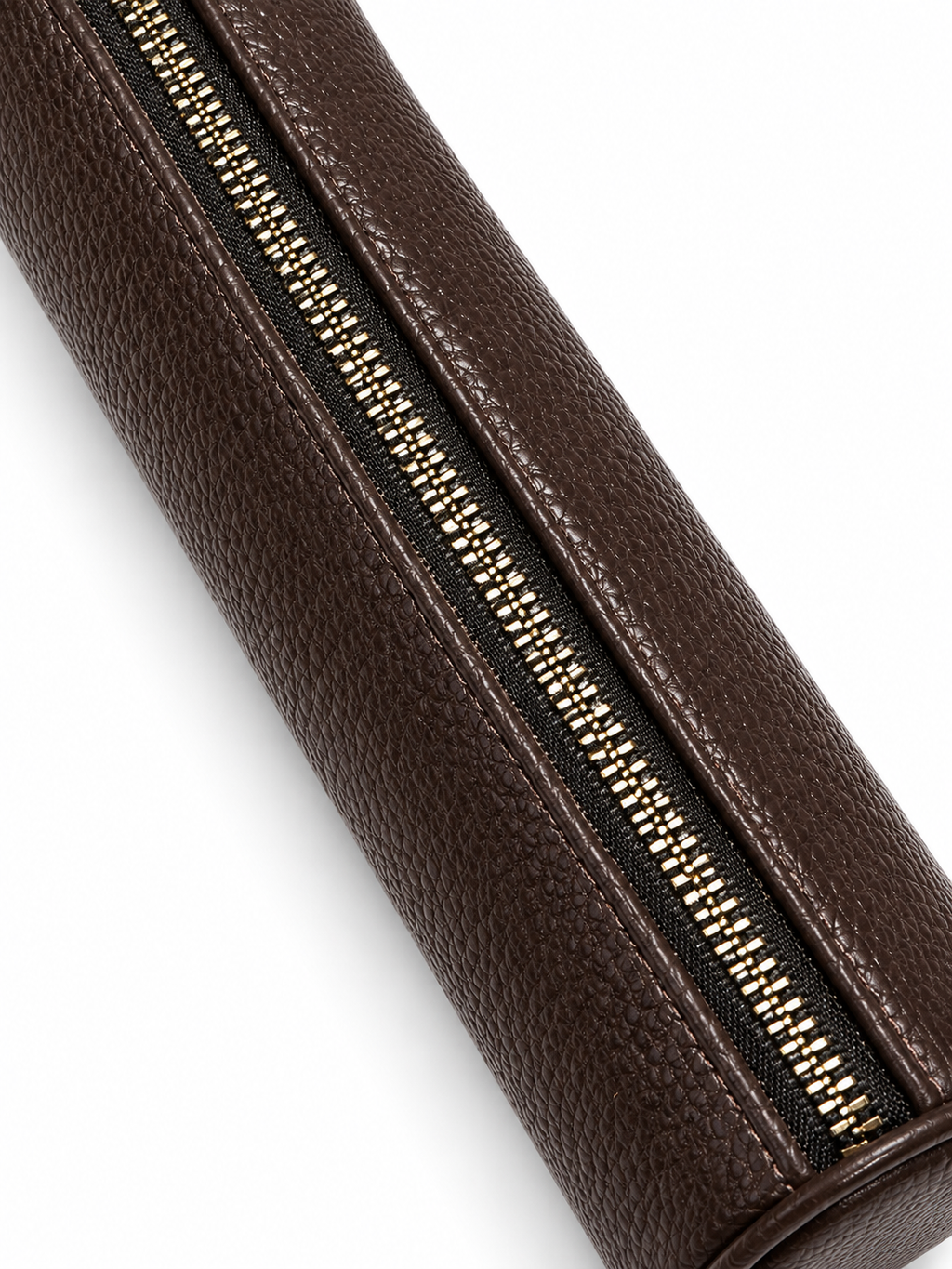 Brown Geometry Pouch